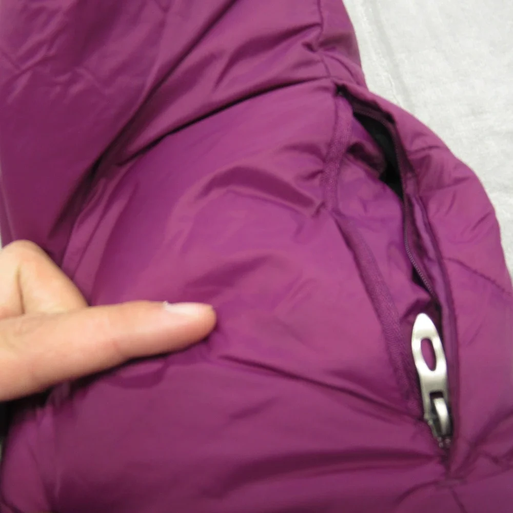 Spyder Jacket Kids Large Purple Insulated Thumbholes Hooded Quilted Puffer‎